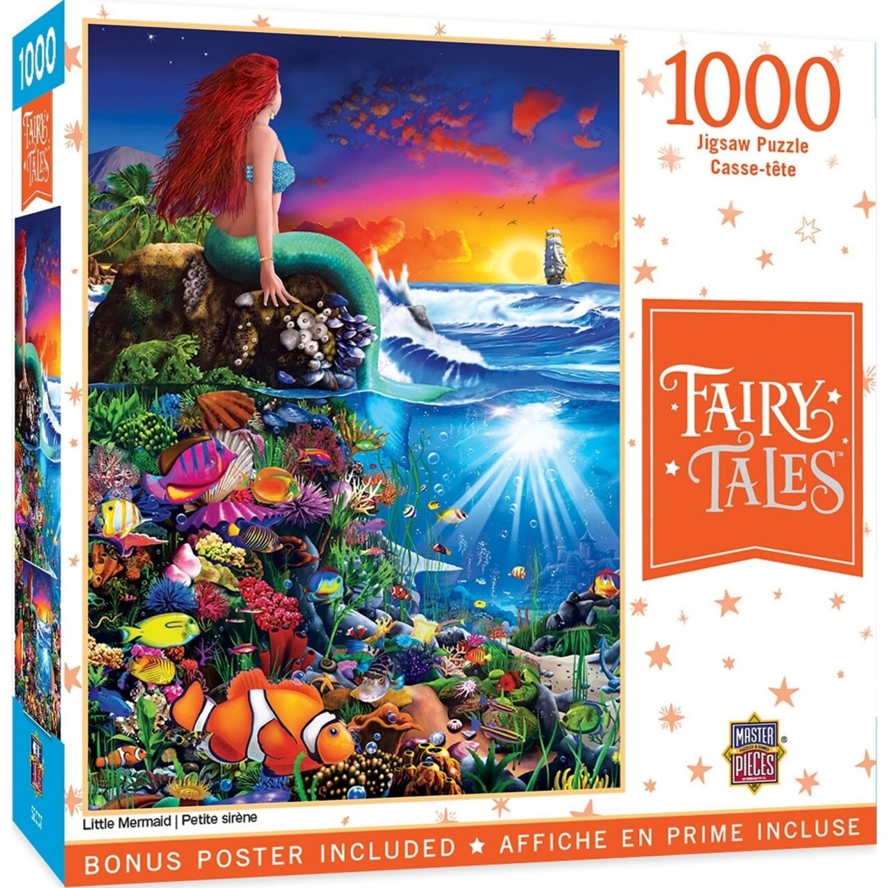 MasterPieces Classic Fairy Tales - Little Mermaid 1000 Piece Jigsaw Puzzle